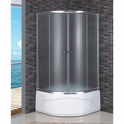 Душевой уголок RGW Dolphin TN-110 100х100 28911100-101 с поддоном профиль Хром стекло рифленое