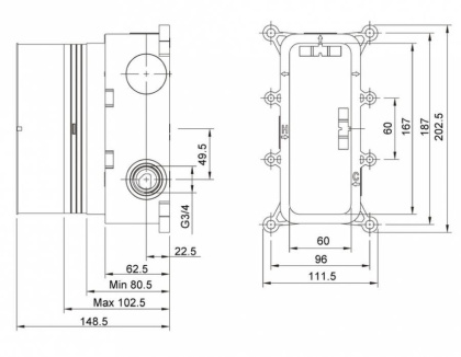 Душевая система Timo Petruma SX-5019/00SM скрытого монтажа с термостатом, хром Душевая система Timo Petruma SX-5019/00SM скрытого монтажа с термостатом, хром