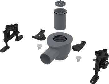 Сифон DN50 и комплект регулируемых ног Сифон DN50 и комплект регулируемых ног