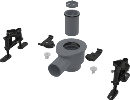 Сифон DN50 и комплект регулируемых ног Сифон DN50 и комплект регулируемых ног