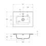 Керамическая раковина BelBagno BB500/390ETL Керамическая раковина BelBagno BB500/390ETL
