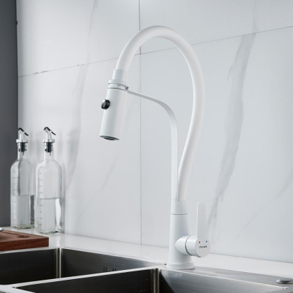 Смеситель для кухни с гибким изливом Shevanik S943 S943C-1