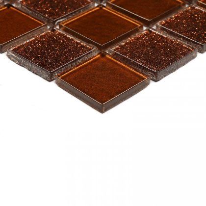 Мозаика Bonaparte Стеклянная Shine Brown 30х30 см Мозаика Bonaparte Стеклянная Shine Brown 30х30 см