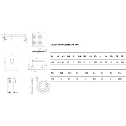 Термостатическая душевая система скрытого монтажа EXCELLENT Frost Quatro Termo AREX.4403CR (хром) Термостатическая душевая система скрытого монтажа EXCELLENT Frost Quatro Termo AREX.4403CR (хром)