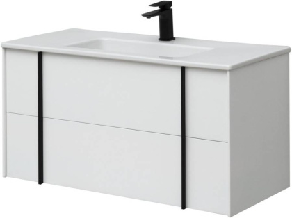 Тумба под раковину Allen Brau Reality 100 1.32007.WM белый матовый Тумба под раковину Allen Brau Reality 100 1.32007.WM белый матовый