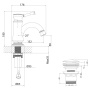 Смеситель Lemark Peretto LM6306RB для раковины Смеситель Lemark Peretto LM6306RB для раковины