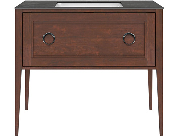 Тумба PLAZA Classic Neo напольная с ящиком 100, орех PL.CN.100.1\NUT.M