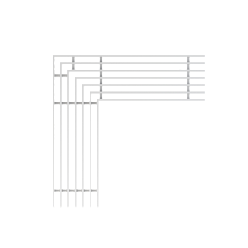 Решетка для дренажного углового желоба 75 мм, нержавеющая сталь