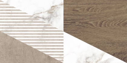 Плитка настенная 34079 Savage коричневый узор 25*50 (12шт/1,5м2),м2