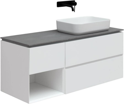 Тумба под раковину Allen Brau Infinity 120 1.21007.WM R белый матовый Тумба под раковину Allen Brau Infinity 120 1.21007.WM R белый матовый