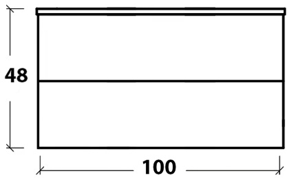 Тумба 100см*43,5 BLACK WOOD (керам.моноблок) 830-100-BW Boheme Тумба 100см*43,5 BLACK WOOD (керам.моноблок) 830-100-BW Boheme