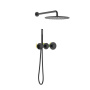 Душевая система Timo Saona SX-2359/03SM скрытого монтажа с термостатом, черная матовая