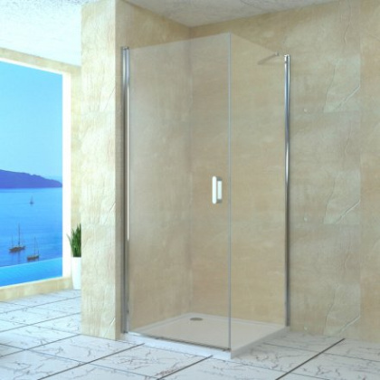 Душевой уголок RGW LE-34, 06123472-11, 70 х 120 x 195 см, дверь распашная, стекло прозрачное, хром