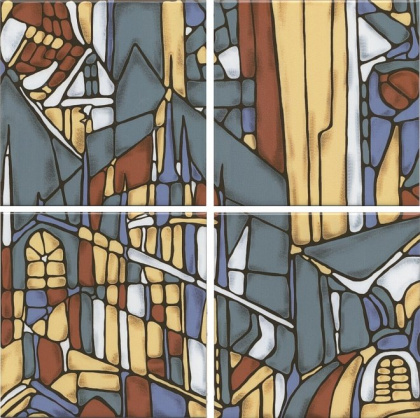 Панно OP\A203\4x\17000 Витраж 30*30*6.9 (уп\9 комплектов), шт