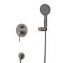 RELAX-DSET-IN Душевой комплект встраиваемый (смеситель встраиваемый, верхний душ, ручной душ со шлангом, штуцер с держателем), сатин RELAX-DSET-IN Душевой комплект встраиваемый (смеситель встраиваемый, верхний душ, ручной душ со шлангом, штуцер с держателем), сатин