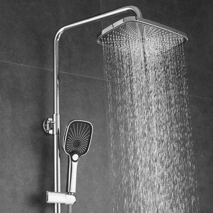 Душевая система Shevanik, латунь S8536 хром Душевая система Shevanik, латунь S8536 хром