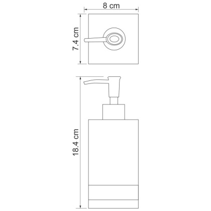 Inn K-4399 Дозатор для жидкого мыла