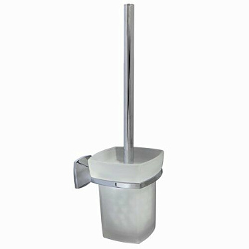 Щетка для унитаза Wern подвесная, 10,7х36,6х14 см, хром и белый, K-2527