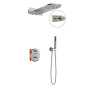 Душевой комплект VSFW-104TCH термостатический встраиваемый, двухрежимный, хром