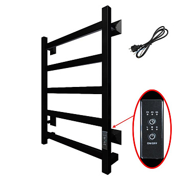 Полотенцесушитель Пэк сп 20 кв 60х40 черный ВГП