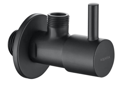 Угловой переходник AQUATEK, матовый черный AQ2450MB Угловой переходник AQUATEK, матовый черный AQ2450MB