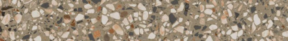 Плинтус Бричиола бежевый матовый обрезной 60x9,5x0,9