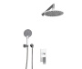 A16067WHITE Встраиваемый комплект для душа с верхней душевой насадкой и лейкой Wasserkraft A16067WHITE Встраиваемый комплект для душа с верхней душевой насадкой и лейкой Wasserkraft