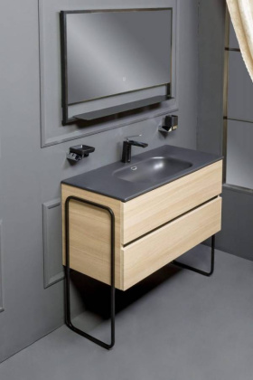 Тумба без раковины Vallessi 80*46cm LIGHT OAK мат. 2 полки 837-080-L Boheme Тумба без раковины Vallessi 80*46cm LIGHT OAK мат. 2 полки 837-080-L Boheme