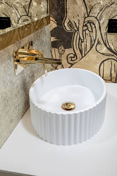 Раковина Canale рифл глянец белая Раковина Canale рифл глянец белая