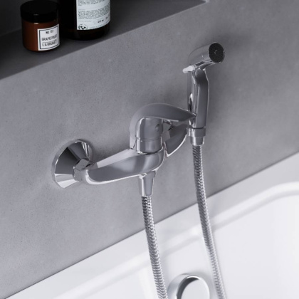 318000000 Eclipce Смеситель с гигиеническим душем, Хром