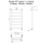Полотенцесушитель Браво НП 1 П 100*50 (ЛЦ4)