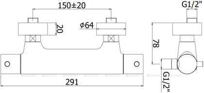 Смеситель для душа Paffoni Light LIQ168CR Смеситель для душа Paffoni Light LIQ168CR
