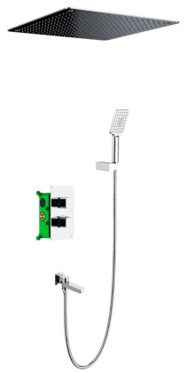 Душевая система Timo Petruma SX-5019/00SM скрытого монтажа с термостатом, хром Душевая система Timo Petruma SX-5019/00SM скрытого монтажа с термостатом, хром