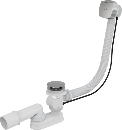 Сифон для ванны автомат комплект, хром Сифон для ванны автомат комплект, хром