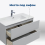 Тумба с раковиной Aquanet Алвита New 60 2 ящика, серый Тумба с раковиной Aquanet Алвита New 60 2 ящика, серый