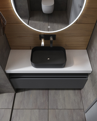 Ящик под столешницу 100см АНТРАЦИТ мат. VALLESSI UNO-S 897-100-A mat Boheme Ящик под столешницу 100см АНТРАЦИТ мат. VALLESSI UNO-S 897-100-A mat Boheme