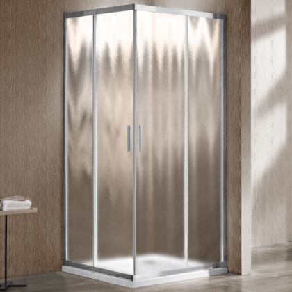 Душевой уголок Garda VSS-1G8090CH, 900*800, хром, стекло шиншилла