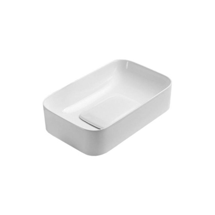 Раковина керамическая Vincea VBS-50450, 505*380*150, накладная, цвет белый Раковина керамическая Vincea VBS-50450, 505*380*150, накладная, цвет белый