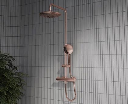 Душевая колонна Aquaheat Bliss 240 2F, медь Душевая колонна Aquaheat Bliss 240 2F, медь