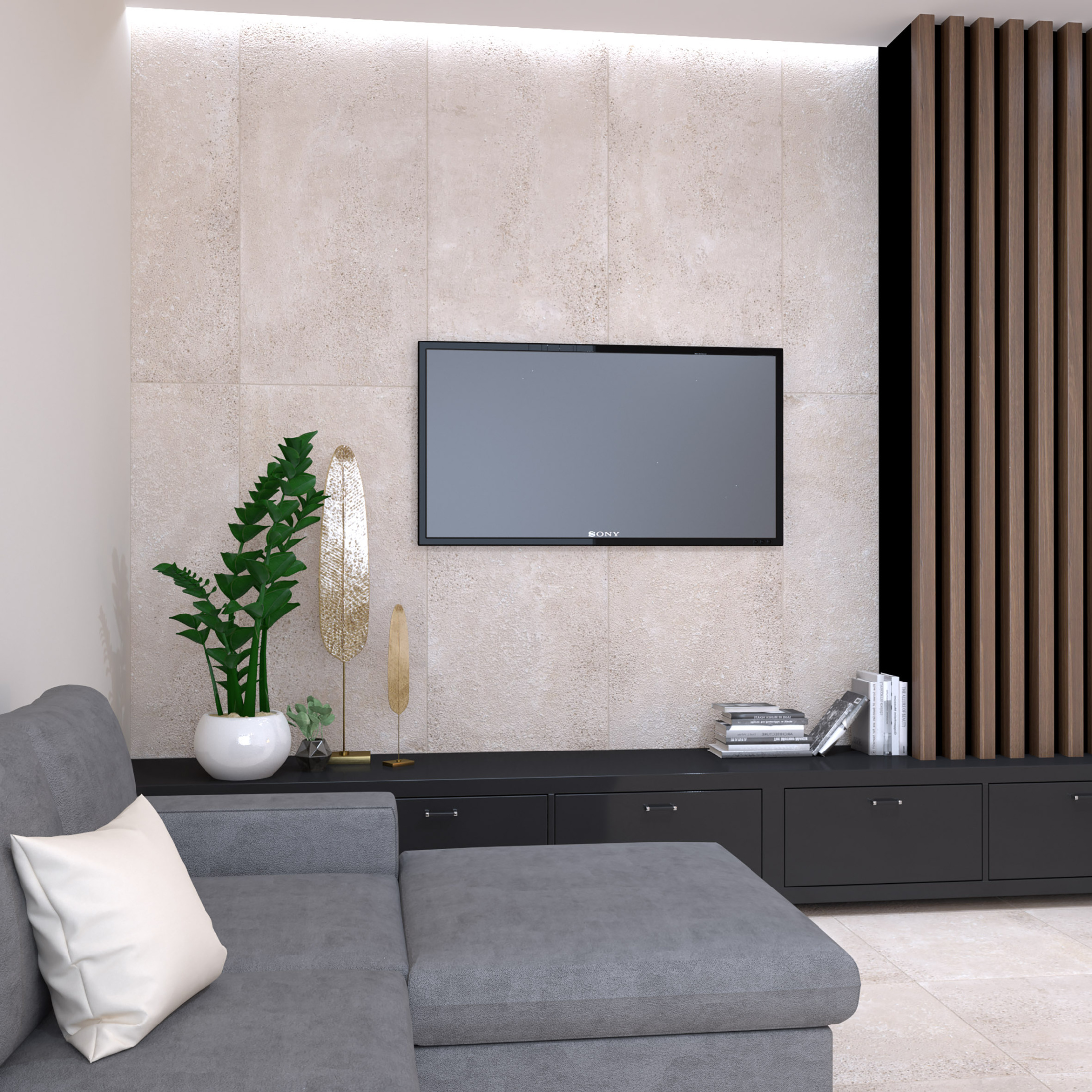 Керамогранит Laparet Tiffany бежевый матовый 60х120 (2шт_1,44м2), м2