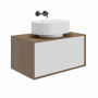 Раковина ARTBASIN Vento накладная 50, белая матовая VE.wb.50\WHT.M