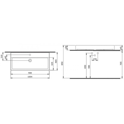 Раковина Bocchi Milano 1378-001-0126 белая Раковина Bocchi Milano 1378-001-0126 белая