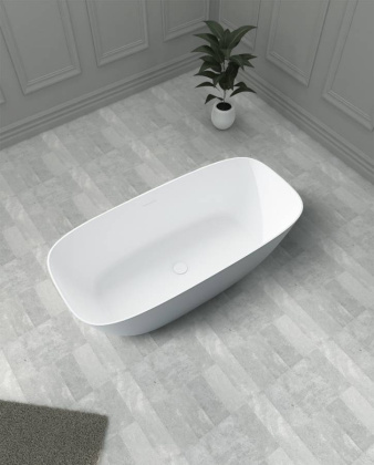 Ванна из литьевого мрамора Abber Stein 170х72 AS9612-1.7