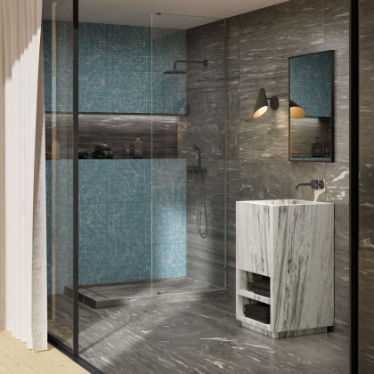 Керамогранит Скайфолл Неро Смеральдо 80х160 нат (2шт/2.56м2), м2