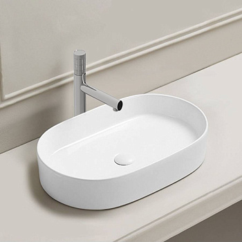 Раковина керамическая Vincea VBS-50760, 600*380*122, накладная, цвет белый Раковина керамическая Vincea VBS-50760, 600*380*122, накладная, цвет белый