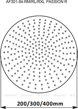 Верхний душ Aquanet Passion AF301-84-RL Верхний душ Aquanet Passion AF301-84-RL