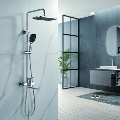 Душевая стойка со смесителем Shevanik S62 S6236 Душевая стойка со смесителем Shevanik S62 S6236