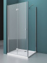 Душевой уголок BelBagno ALBANO-ASH-1-100/80-C-Cr