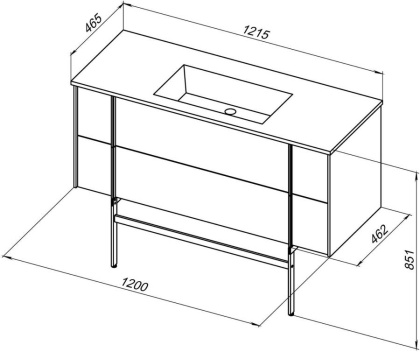 Тумба под раковину Allen Brau Reality 120 1.32008.CGM олива матовый Тумба под раковину Allen Brau Reality 120 1.32008.CGM олива матовый