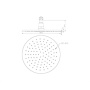 Верхний душ OMNIRES D=25 см WGA125CR (хром) Верхний душ OMNIRES D=25 см WGA125CR (хром)
